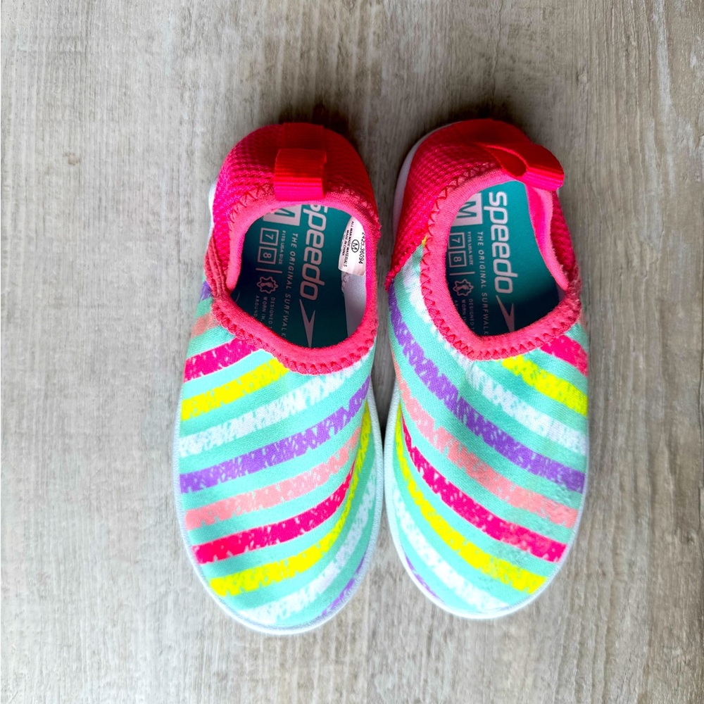 Speedo Kids' Colorful Striped Water Shoes